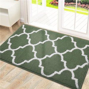 Indoor Door Mat, 36x24, Non-Slip Absorbent Resist Dirt Entrance Mat Washable